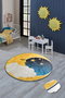 Conceptum Alfombra Moon Multicolor de 140 cm